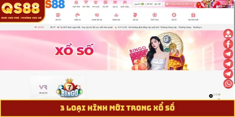 3 loại hình mới trong xổ số