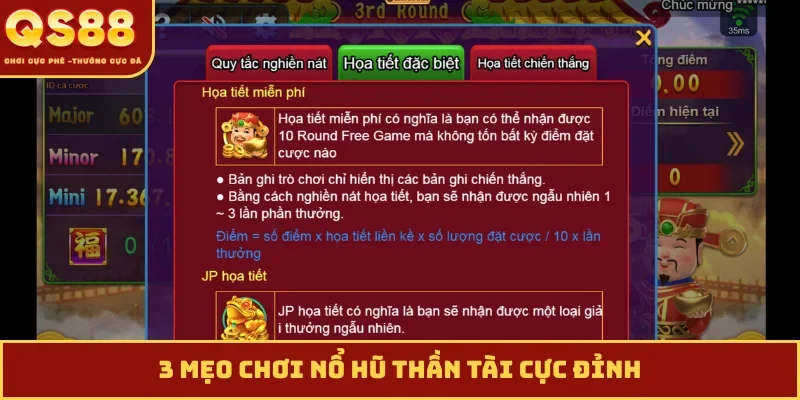 3 mẹo chơi nổ hũ thần tài cực đỉnh