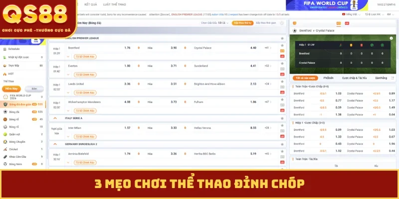 3 mẹo chơi thể thao đỉnh chóp