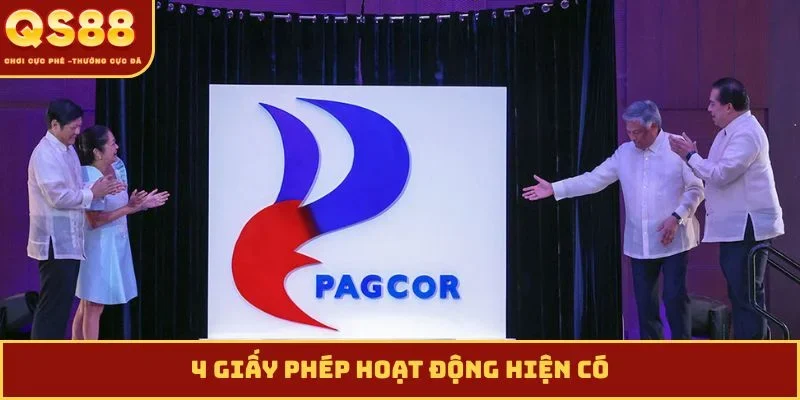 4 giấy phép hoạt động hiện có