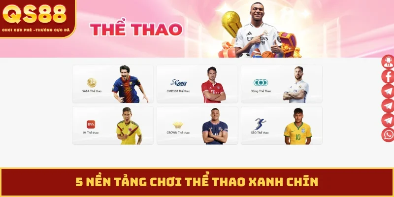 5 nền tảng chơi thể thao xanh chín