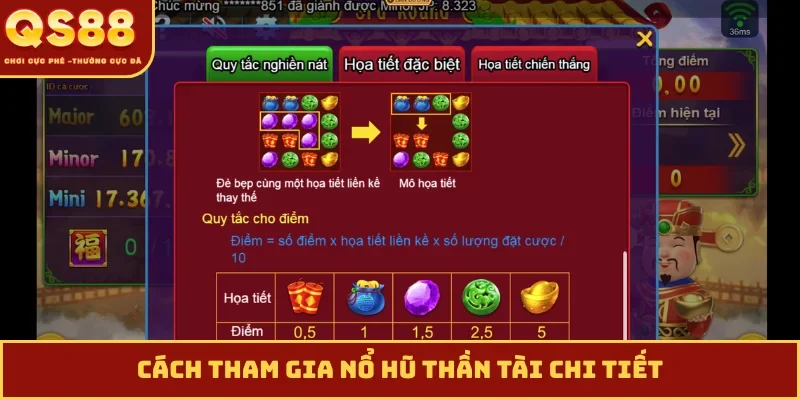 Cách tham gia nổ hũ thần tài chi tiết