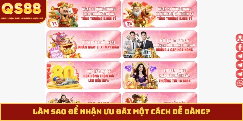 Làm sao để nhận ưu đãi một cách dễ dàng?