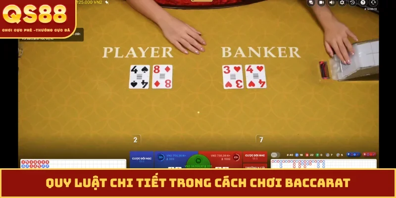 Quy luật chi tiết trong cách chơi Baccarat