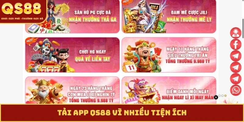 Tải app QS88 vì nhiều tiện ích