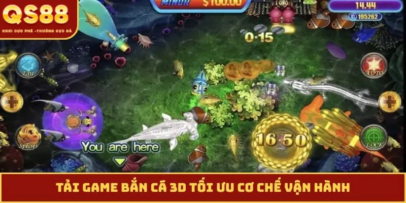 Tải game bắn cá 3D tối ưu cơ chế vận hành