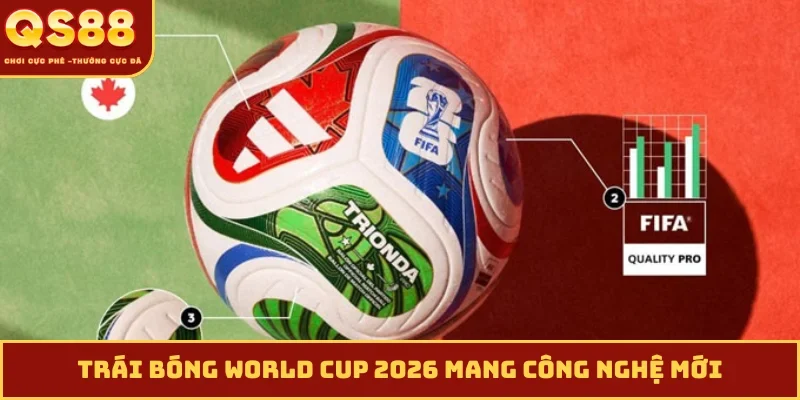 Trái bóng World Cup 2026 mang công nghệ mới
