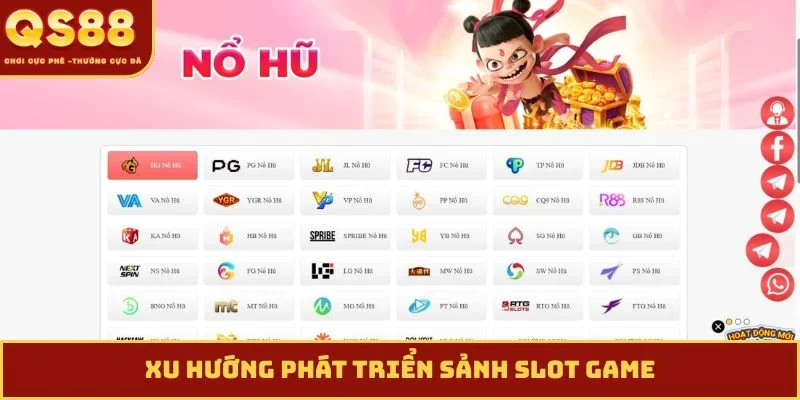 Xu hướng phát triển sảnh slot game